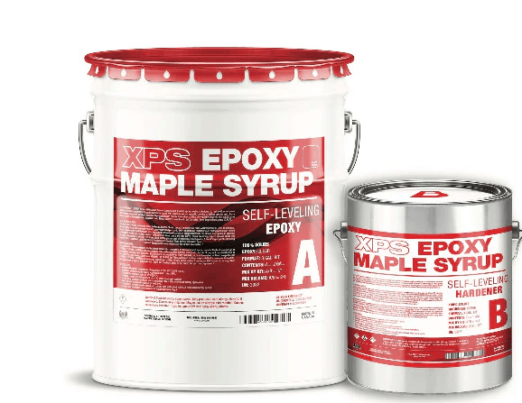 Clear Garage Floor Epoxy Kit - Maple Syrup 3 Gal. Kit - 1