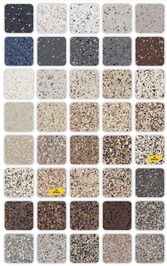 Epoxy Floor Polymer Flakes - Torginol Collection - 4