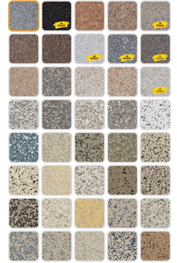 Epoxy Floor Polymer Flakes - Torginol Collection - 2