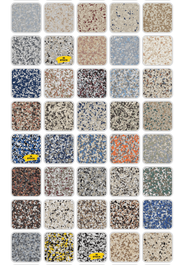 Epoxy Floor Polymer Flakes - Torginol Collection - 3