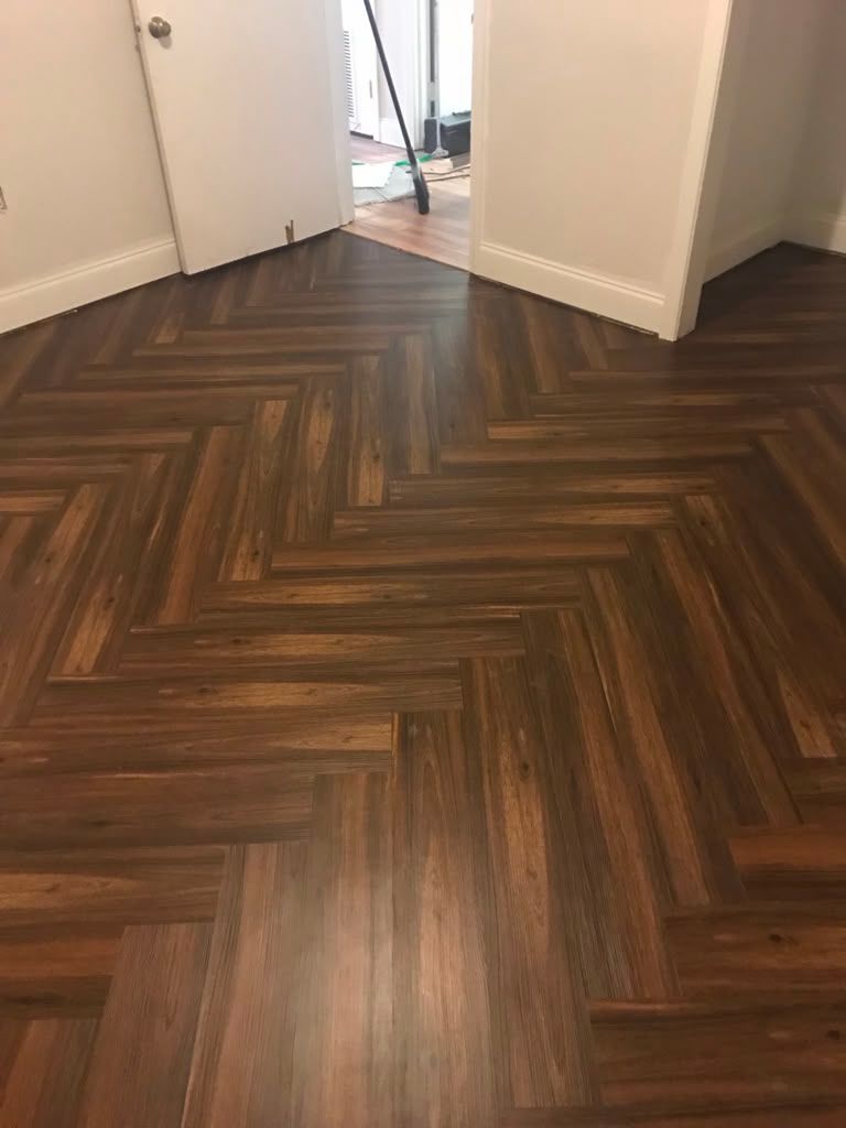 LVT & Vinyl Plank flooring installation project